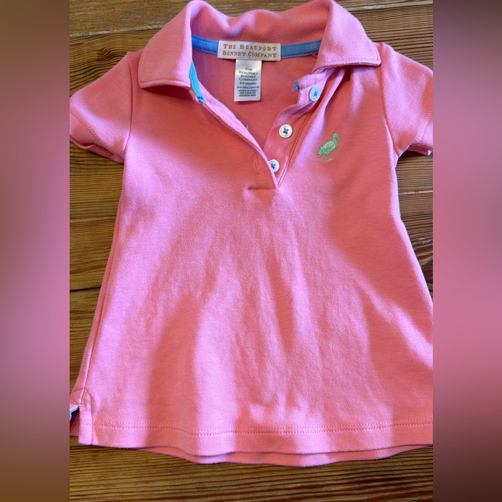 The Beaufort Bonnet Company Coral Polo Shirt
